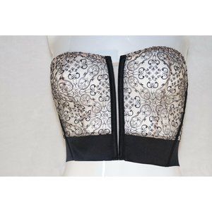 Victoria's Secret VS Pink Unlined Strapless Bustier Small/Petite